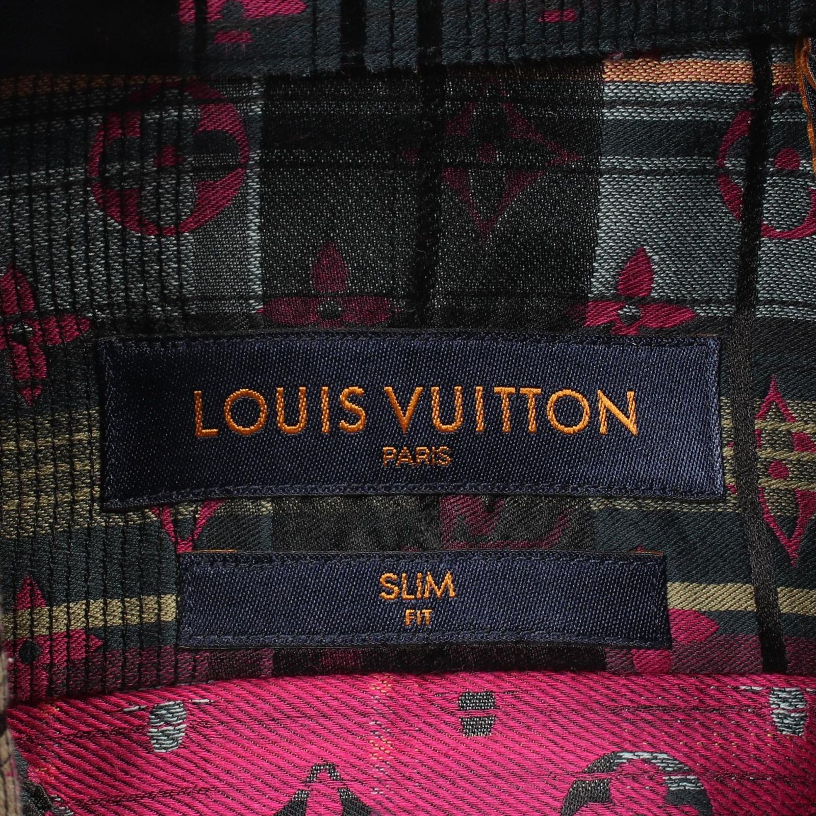 ルイヴィトン LOUISVUITTON シャツ RM211 ZVP HKS71W LOUIS VUITTON ルイヴィトン 21SS モノグラム 長袖シルクシャツ