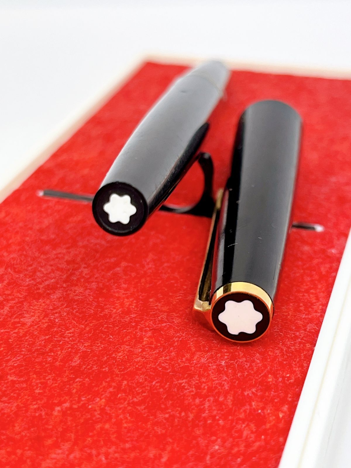 MONTBLANC/モンブラン 万年筆 ブラック/ゴールド MN123 - メルカリ