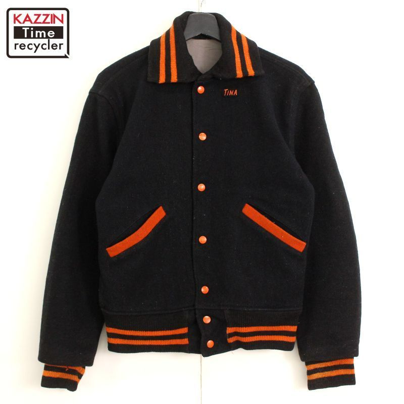 BUTWIN 60s 歩行タグ スタジャン リバーシブル 60s vintage BUTWIN リバーシブル スタジャン メンズ Mサイズ