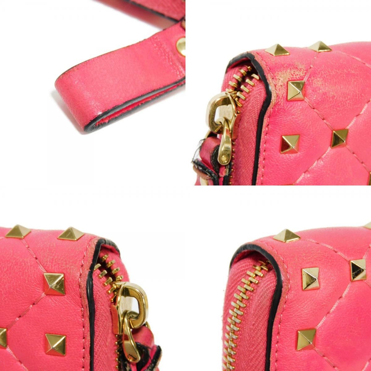 VALENTINO ヴァレンティノ ロックスタッズ キルティング ジップ 