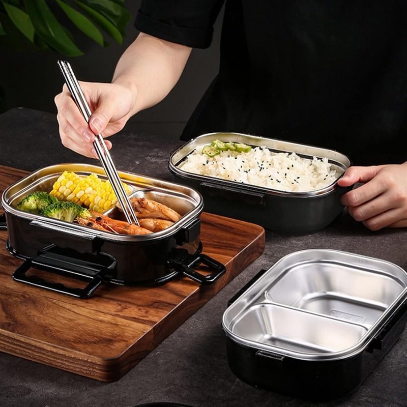 ランチボックス学校ランチボックススタイルオフィスワーカーポータブルランチボックスマイクロ波食器BZU