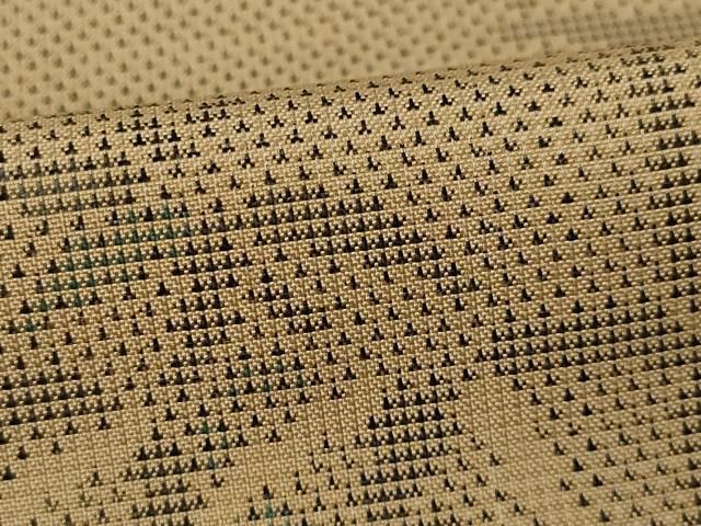 平和屋着物●加那の郷　本場大島紬　カタス7マルキ　笹竹文　丸宮織物謹製　証紙付き　正絹　逸品　AAAZ4811ck 平和屋着物○加那の郷 本場大島紬 カタス7マルキ 笹竹文 丸宮織物謹製