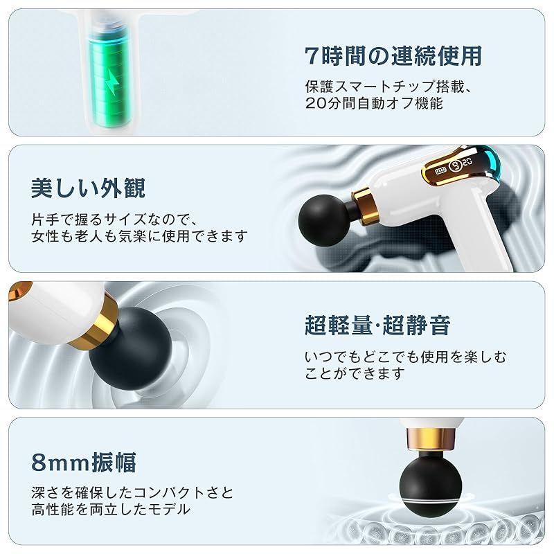 筋膜リリースガン 【MINI筋膜ガン 9段階振動強力振動】 ハンディ 筋膜リリースガン 【MINI筋膜ガン 9段階振動強力振動】 ハンディ