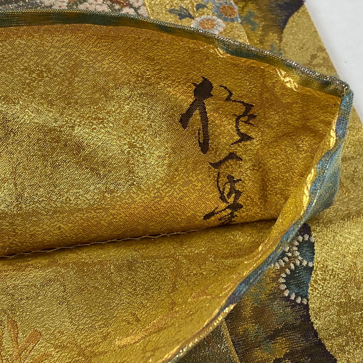 中国古美術・十二金釵　十二条屏画芯・張大千印款・彩色画・純手描き・宣紙・水印付き 雛節句飾之図 狩野洞庭教信 絹本金泥彩色画 総丈146×101糎