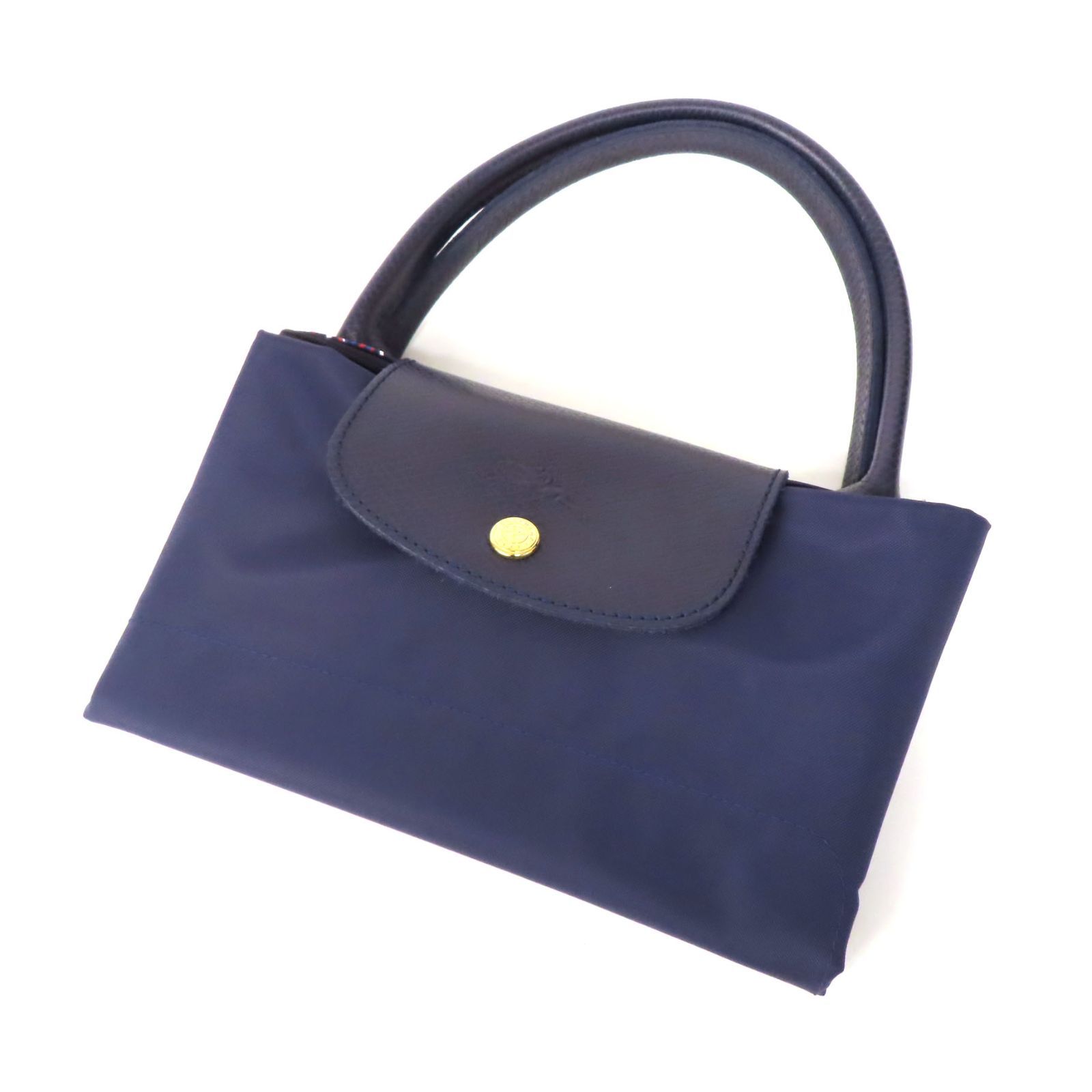 ロンシャン　建国記念限定　 折り畳みトートナイロンバッグ　ネイビー　トレパリ ロンシャン 建国記念限定 折り畳みトートナイロンバッグ