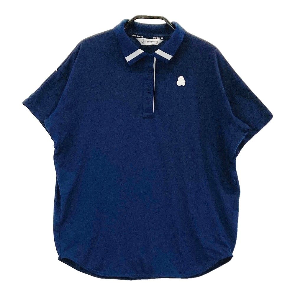 アンパシィウェアポロシャツネイビー サイズ：L AND PER SE アンパスィ