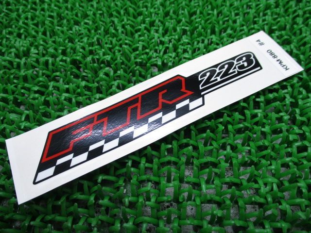 FTR223 サイドカウルデカール 在庫有 即納 ホンダ 純正 新品 バイク 部品 廃盤 在庫有り 即納可 車検 Genuine