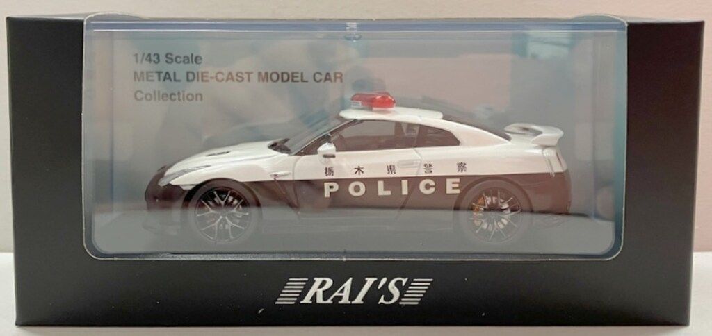 ヒコセブン 1/43 RAI'S 栃木県警察高速道路交通警察隊車両 Nissan GT-R