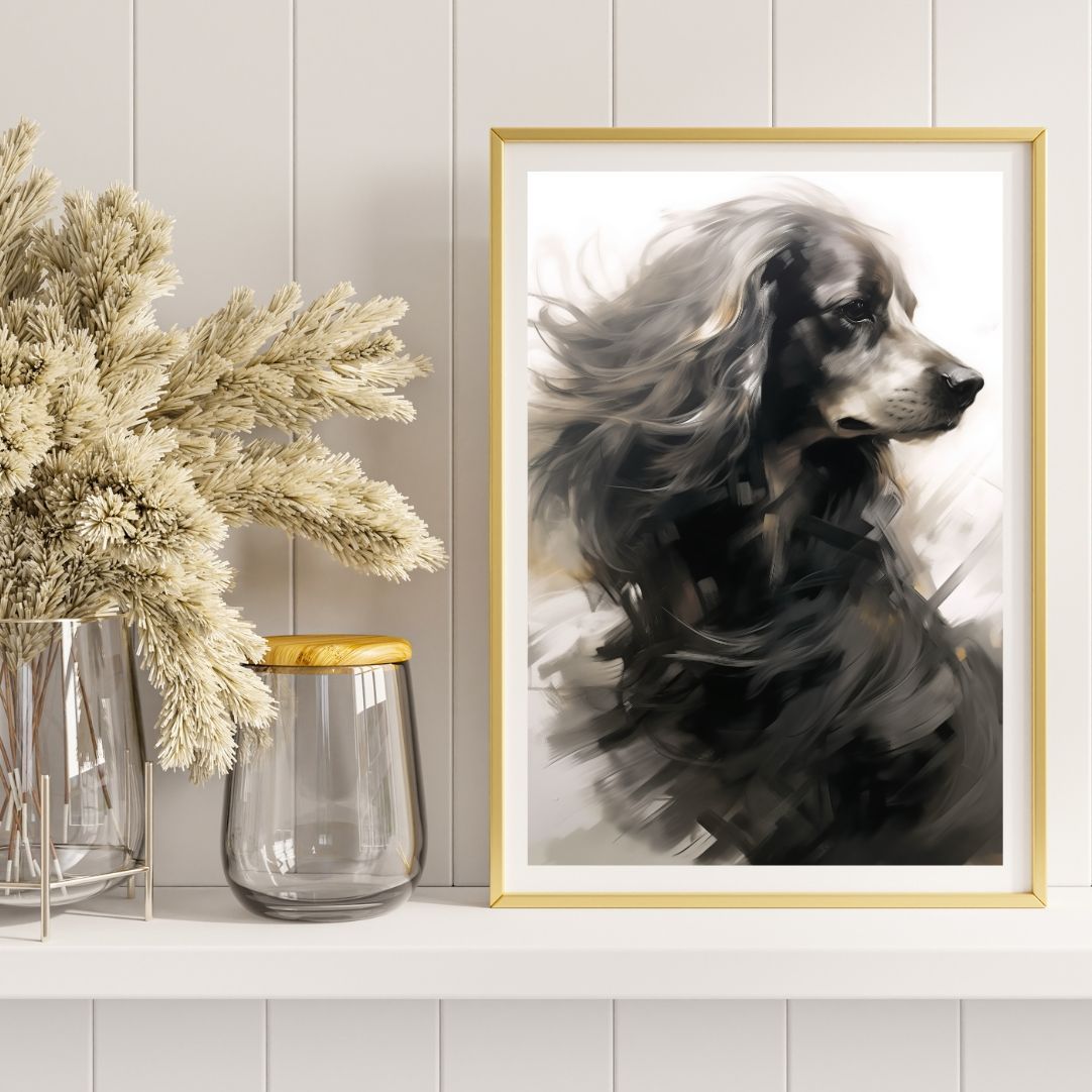 KENSHIN (犬神) - ペキニーズ犬 No.3】ジークレー版画＊名入れOK！風水