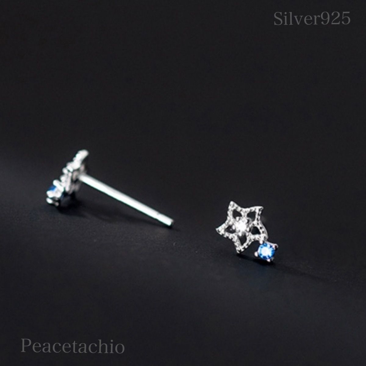 ピアス Silver925 シルバー925 ゴールド 星 スター 流れ星 金属アレルギー メルカリ