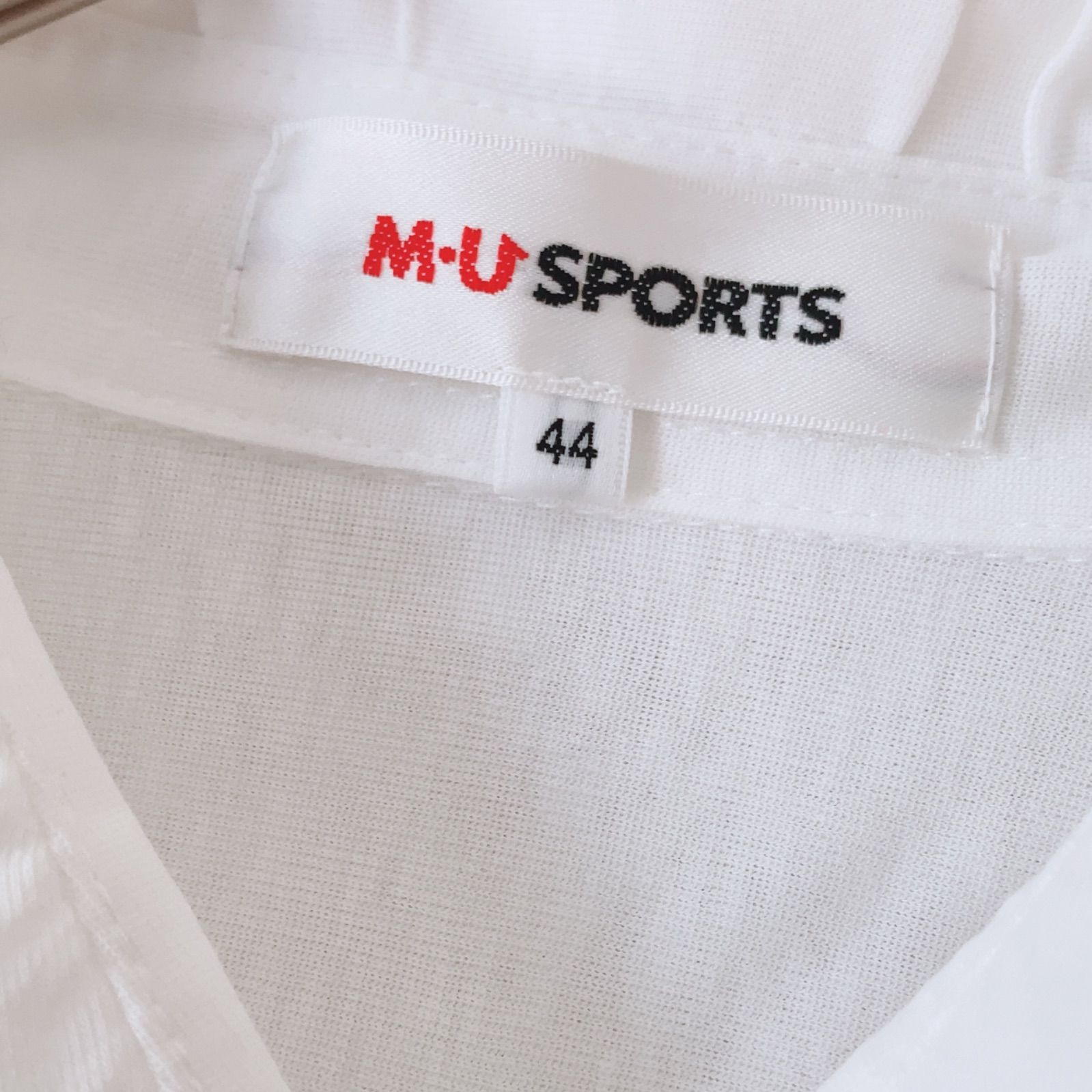 M・Uスポーツ - エムユースポーツ(M・U SPORTS) ゴルフシャツ  ホワイト 40 ゴルフウェア・ラウンド用品 M・U SPORTS公式オンラインショップ