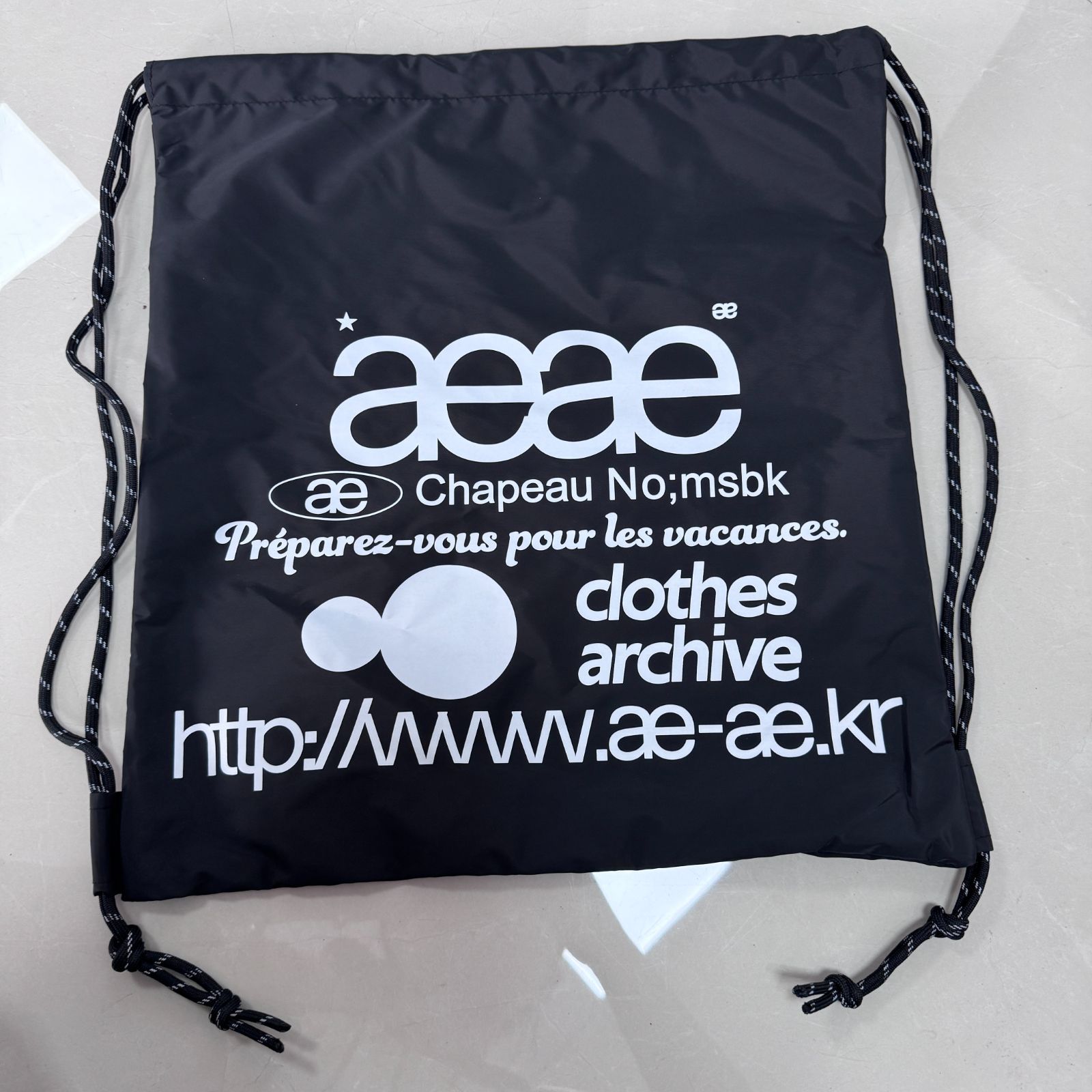 【AEAE】★人気ブランド★ウェブロゴジムサック★男女兼用 AEAE】☆人気ブランド☆ウェブロゴジムサック☆男女兼用 (AEAE