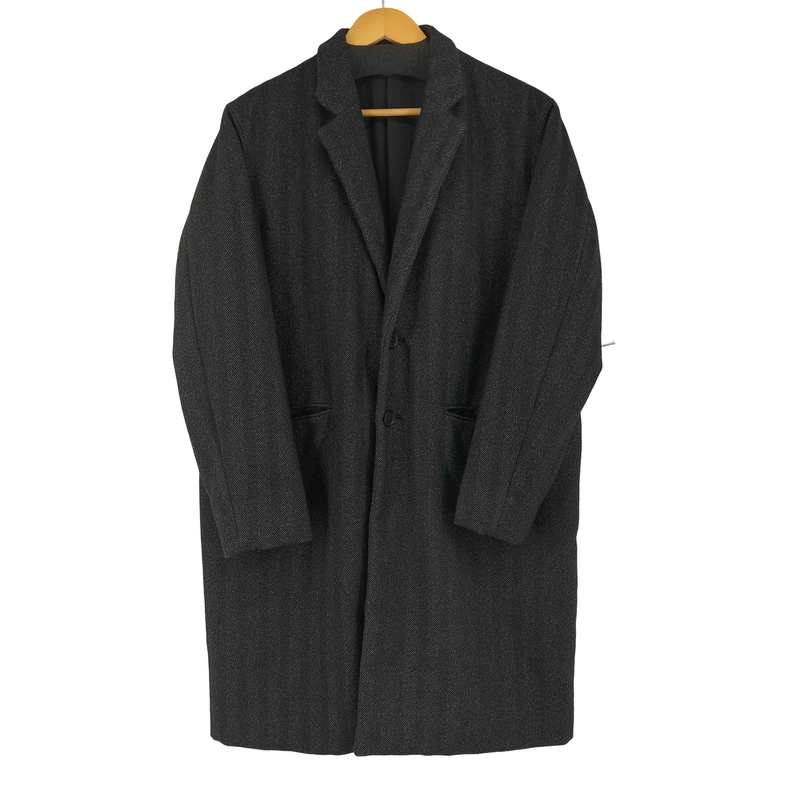 UNITED ARROWS ヘリンボーン　サイズL チェスターコート ユナイテッドアローズ UNITED ARROWS ヘリンボーン チェスター