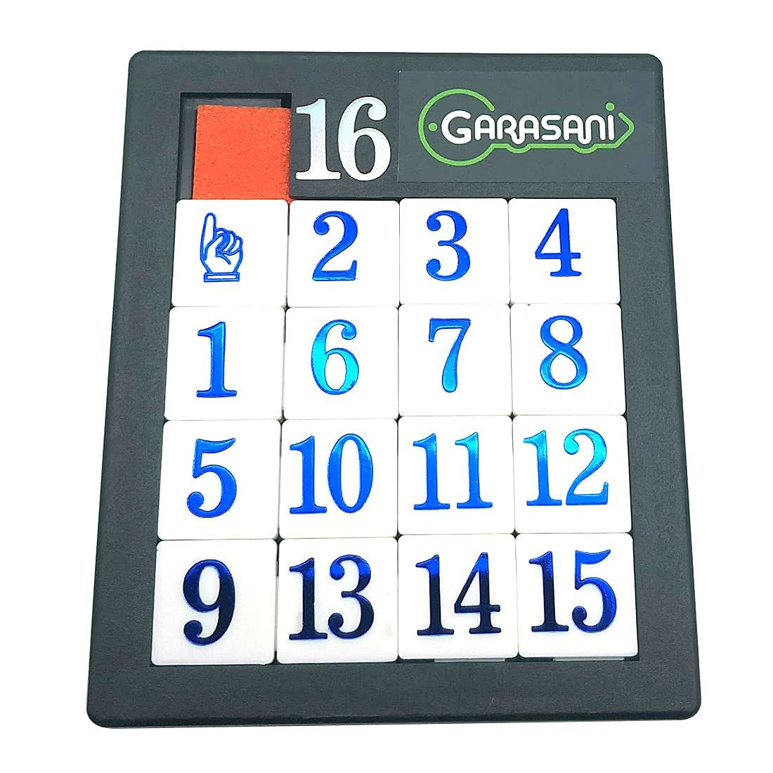 GARASANI ナンバー スライド パズル 頭の体操 IQゲーム - 1パック (15 数字 1ピース)
