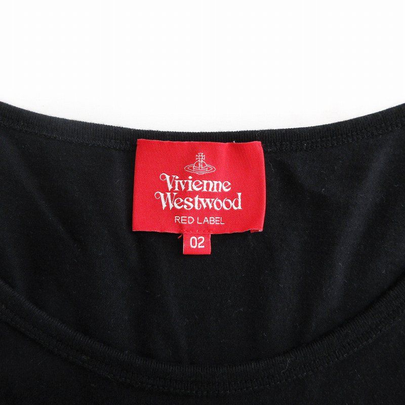 Vivienne Westwood RED LABEL 半袖Tシャツ02ブラック Vivienne