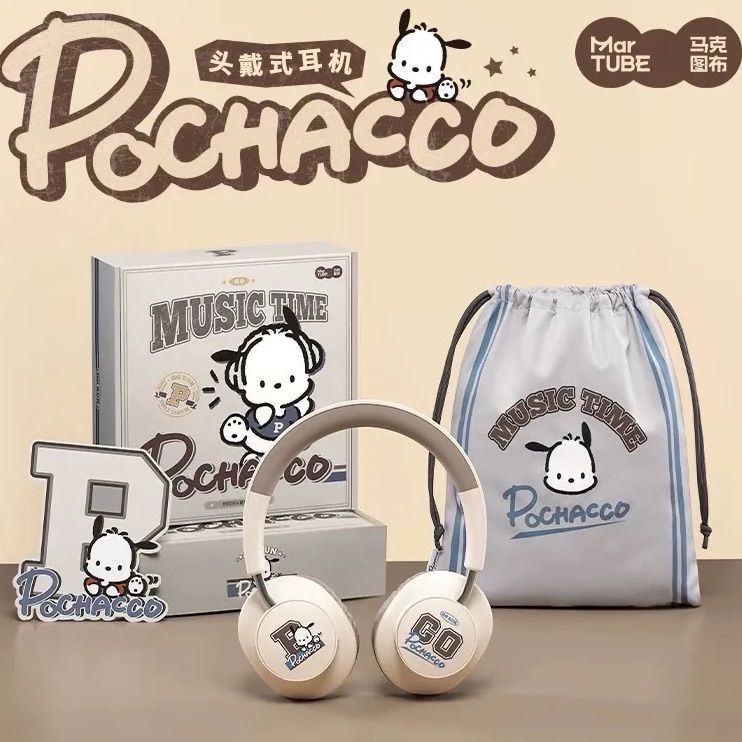 海外限定 サンリオ ポチャッコ Bluetooth ワイヤレスヘッドフォン