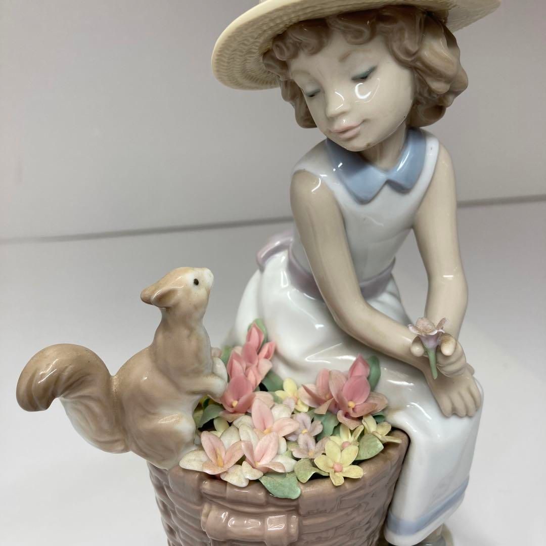 リヤドロ 森の出会い 高さ19.5㎝ 東Y5-0907 タエチ