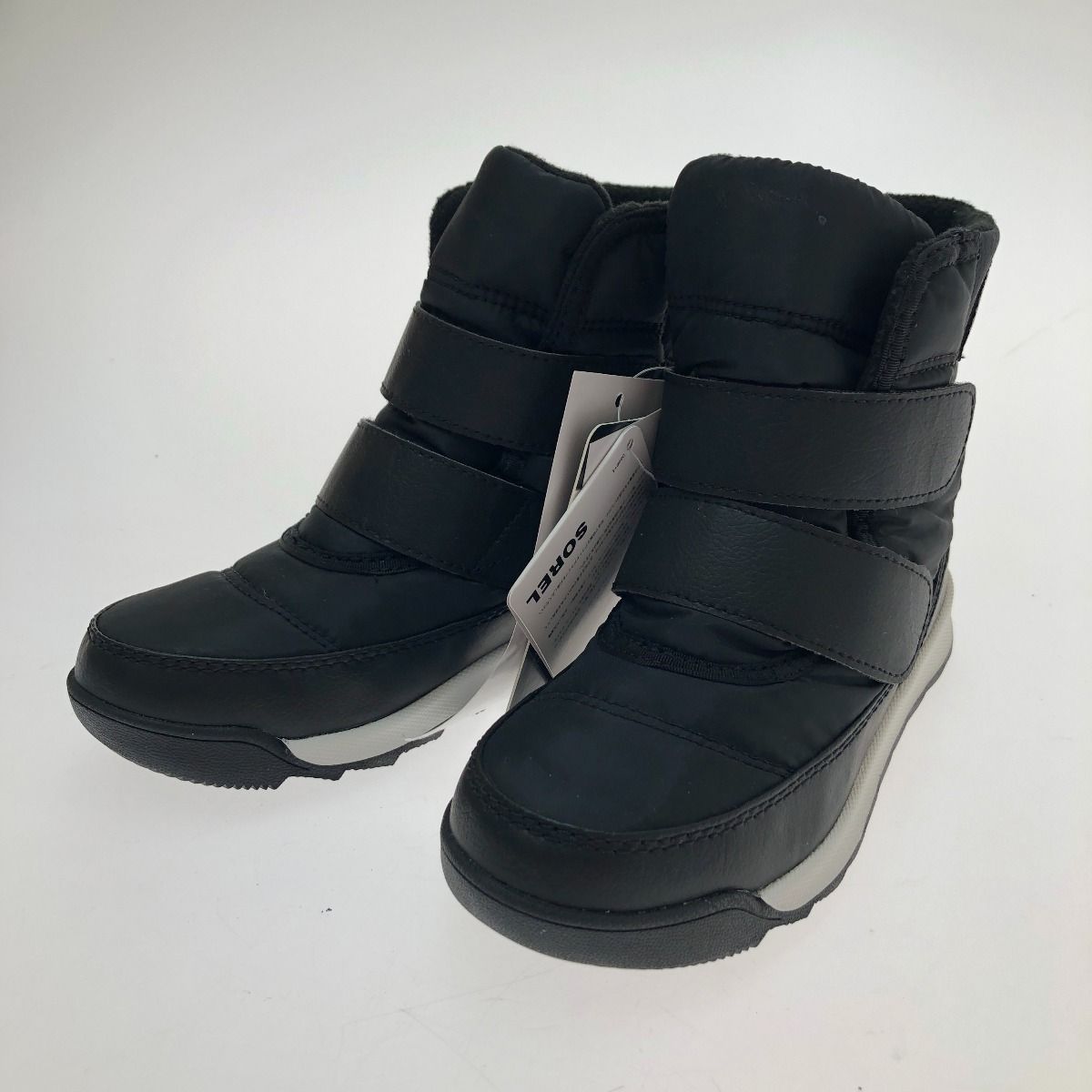 SOREL ソレル スノーブーツ チルドレン ウィットニー II ストラップ 18cm NC3919-010 ブラック