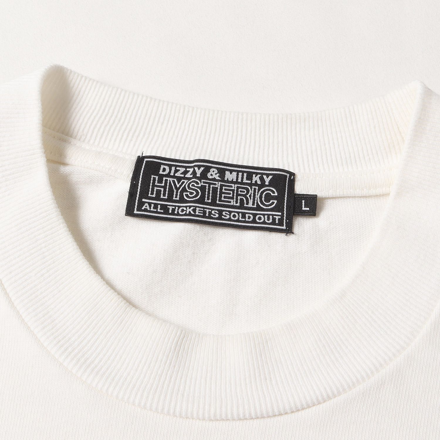 HYSTERIC GLAMOUR ヒステリックグラマー Tシャツ 白 ホワイト サイズ:L 