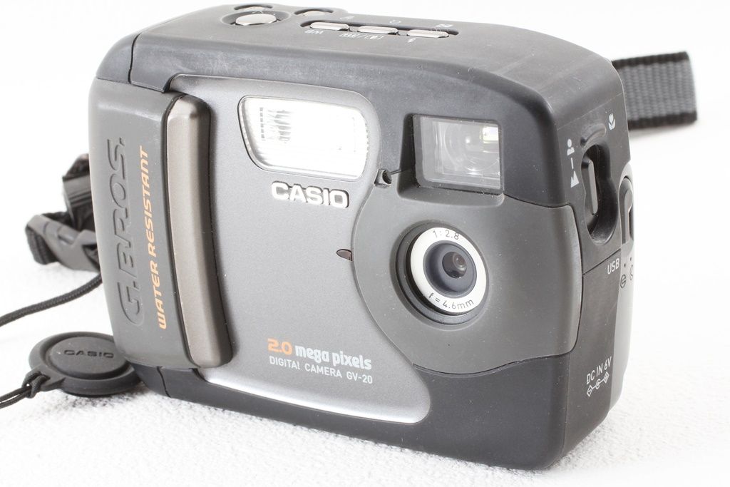極上品 CASIO カシオ G.BROS. GV-20 コンデジ 200万画素 - メルカリ