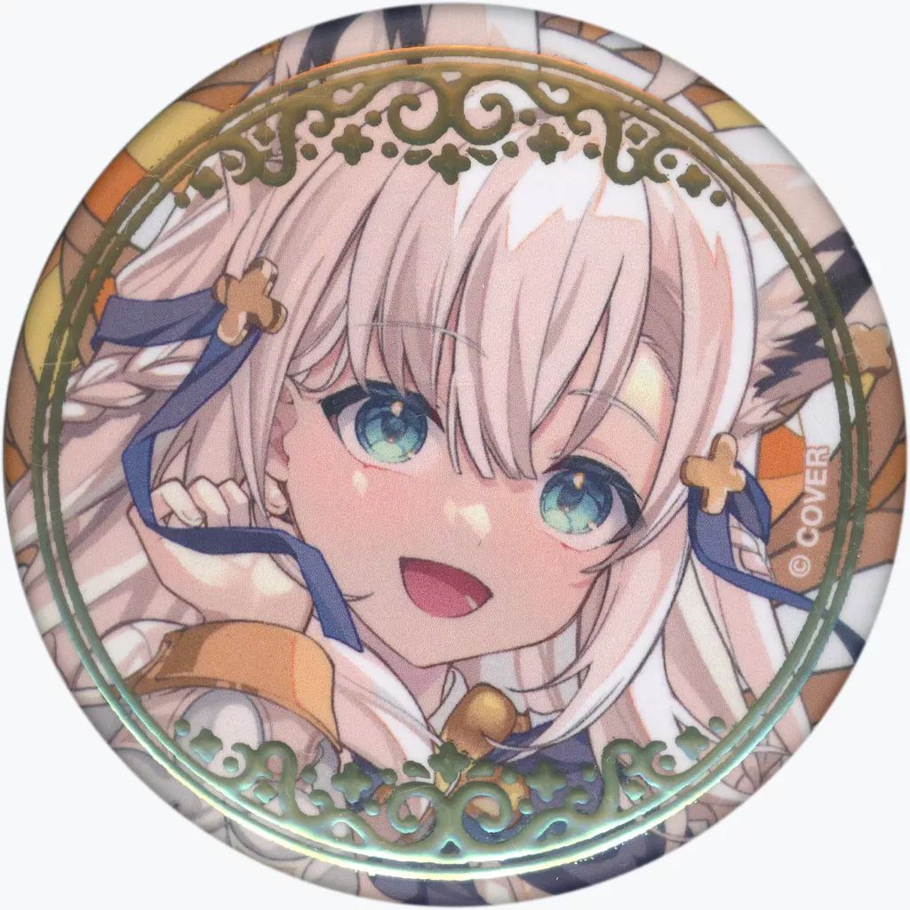 中古】バッジ・ビンズ 白上フブキ 『黄昏の王』缶バッジ 「バーチャル