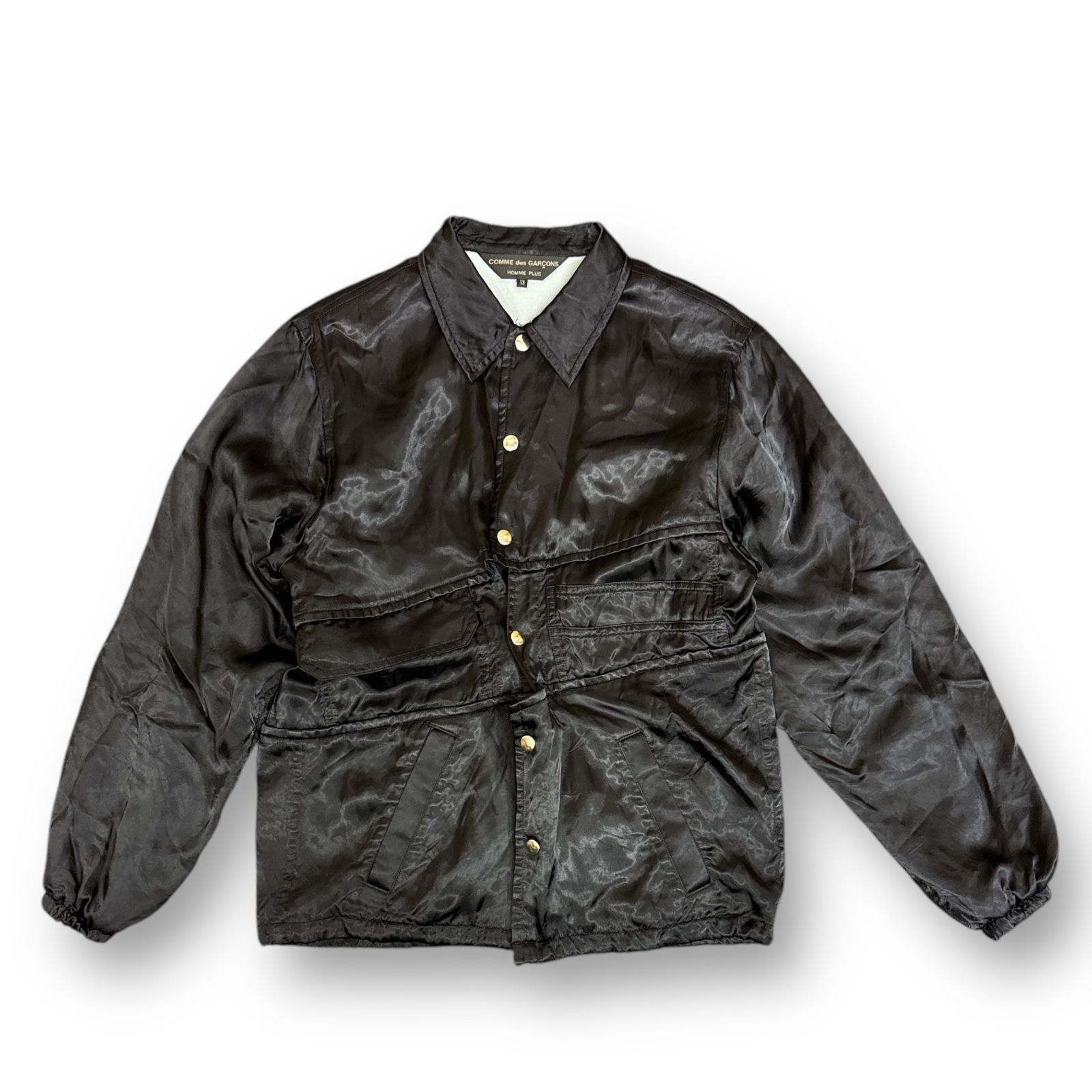コムデギャルソン オムプリュス キュプラコーチジャケット 22SSサイズXS