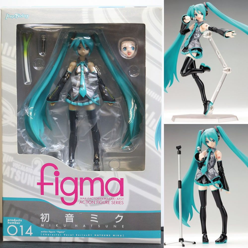 Max Factory - figma(フィグマ) 014 初音ミク キャラクター・ボーカル・シリーズ01 初音ミク 完成品 可動フィギュア マックスファクトリー Amazon.co.jp: figma 初音ミク : ホビー