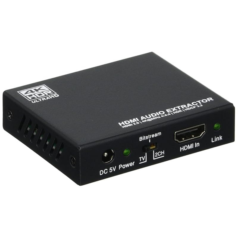 TEC テック HDMI音声分離器 4K60Hz HDR入出力 THDTOA-4K60CW 1
