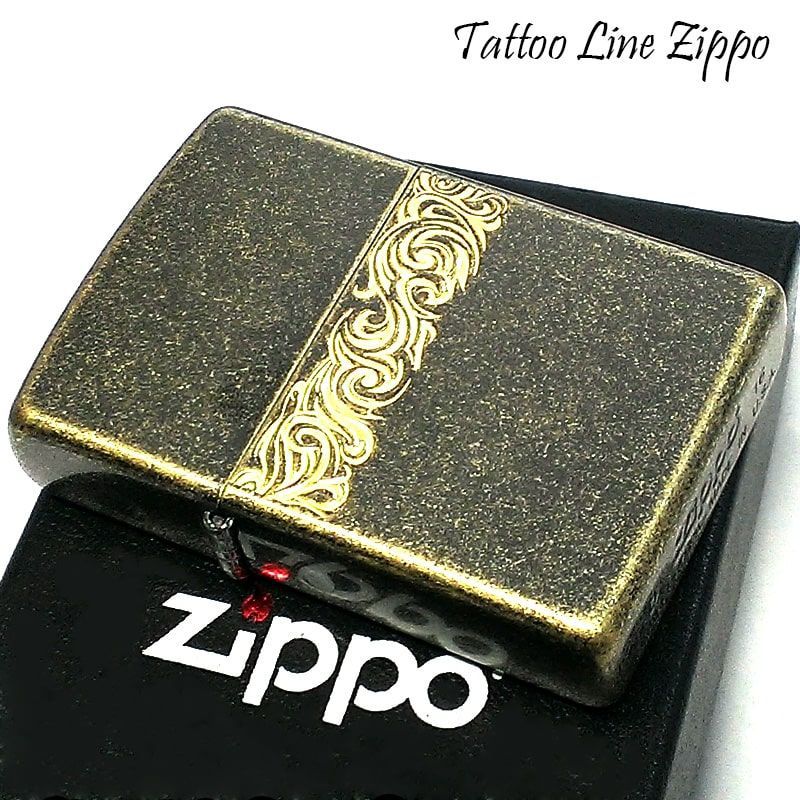 ジッポー ZIPPO オイルライター タトゥーラインTATTOO LINE BB2 