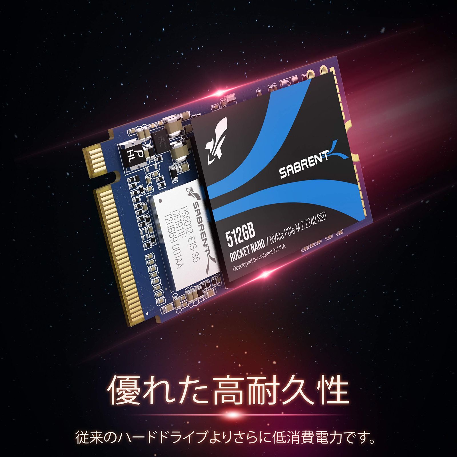 数量限定】512GB、M.2 SSD 512GB、NVMe SSD 512GB PCIe SABRENT M.2