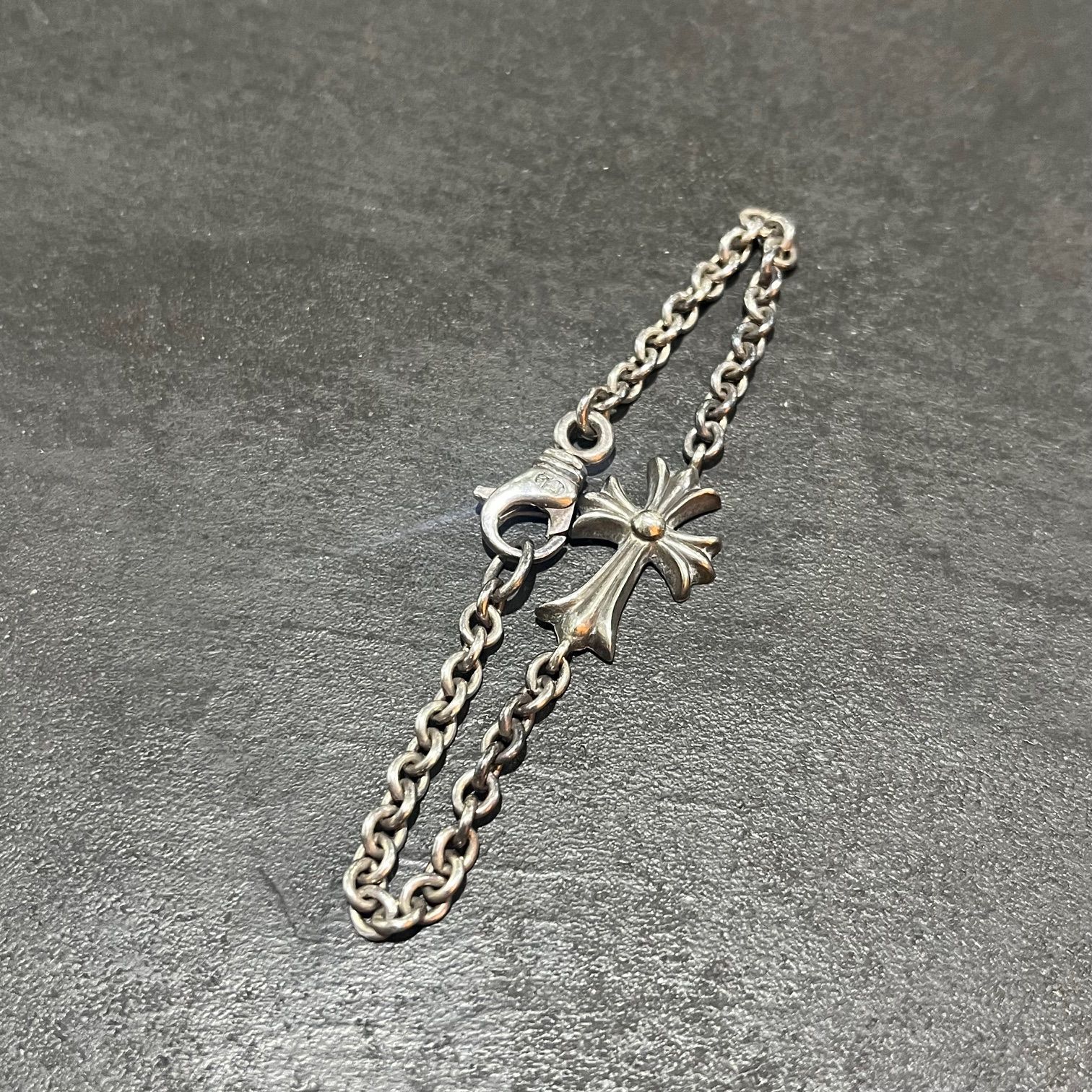 CHROME HEARTS タイニー CHクロス チェーン ブレスレット クロム