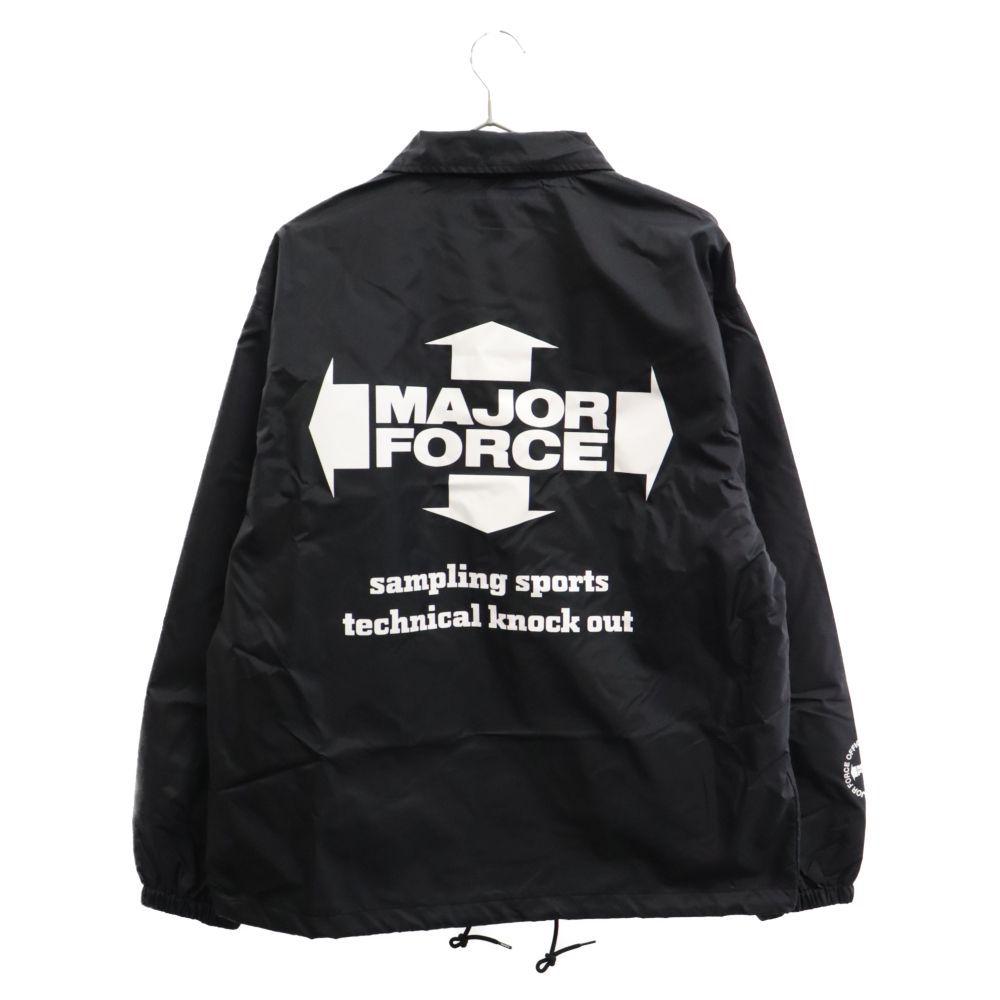 NEIGHBORHOOD (ネイバーフッド) NH X MAJOR FORCE . WINDBREAKER JACKET メジャーフォース  ウィンドブレーカー コーチジャケット ブラック 232TSMFN-JKM01S - メルカリ