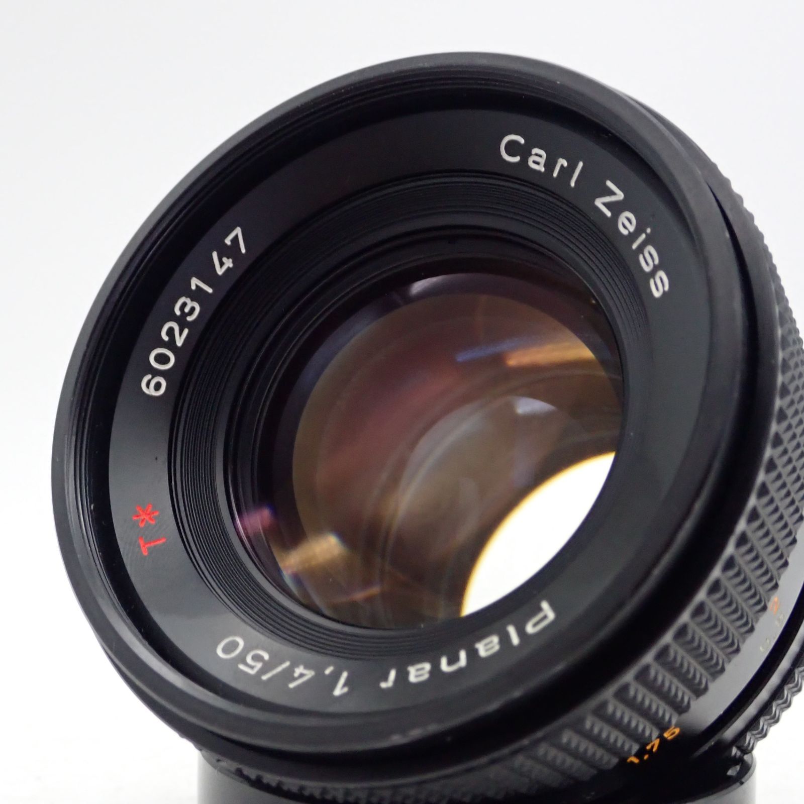 美品 CONTAX Carl Zeiss Planar 50mm F1.4 AEJ C/Yマウント 標準