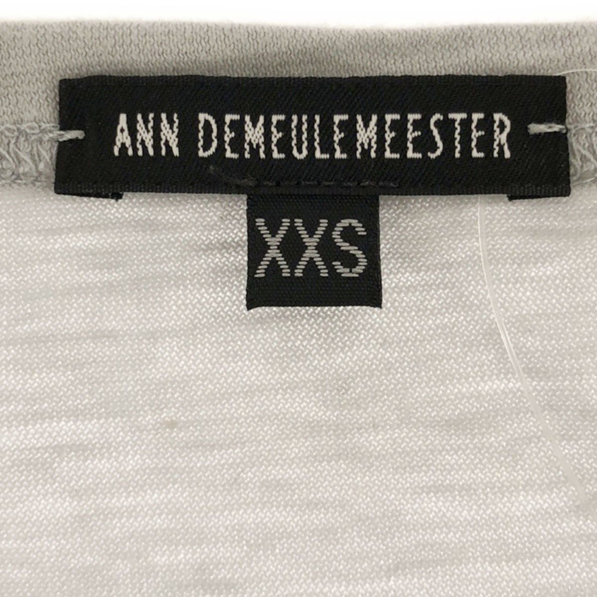 ANN DEMEULEMEESTER アンドゥムルメステール アシンメトリーデザインT 
