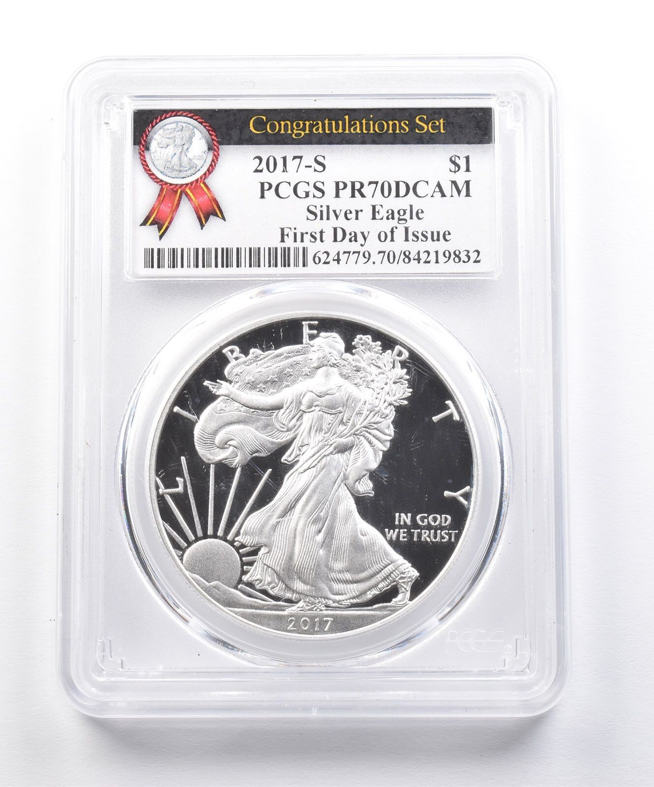 2017-S アメリカン シルバー イーグル コングラチュレーション セット FDOI PR70 DCAM PCGS