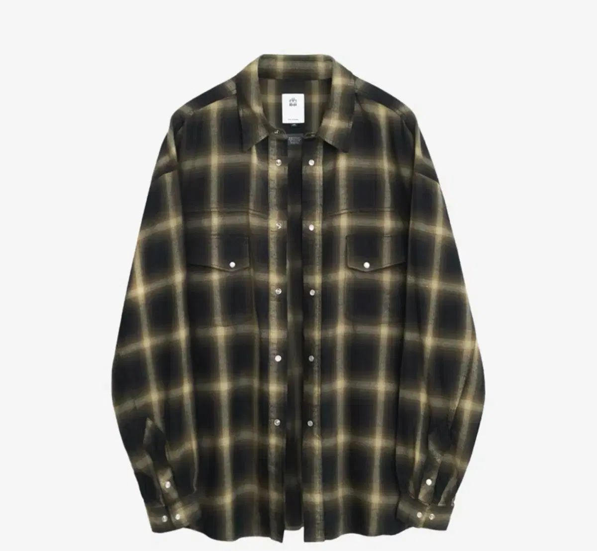 ポリテル ウェスタン シャツ ィェロー ブラウン 3 サイズ