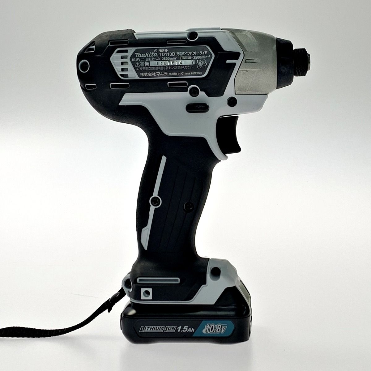 MAKITA マキタ 《 充電式インパクトドライバ 》白×黒 / TD110D TD110D