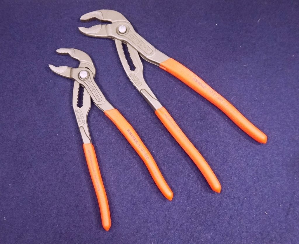 KNIPEX ウォーターポンププライヤー コブラ 250㎜ 300㎜ 2本セット