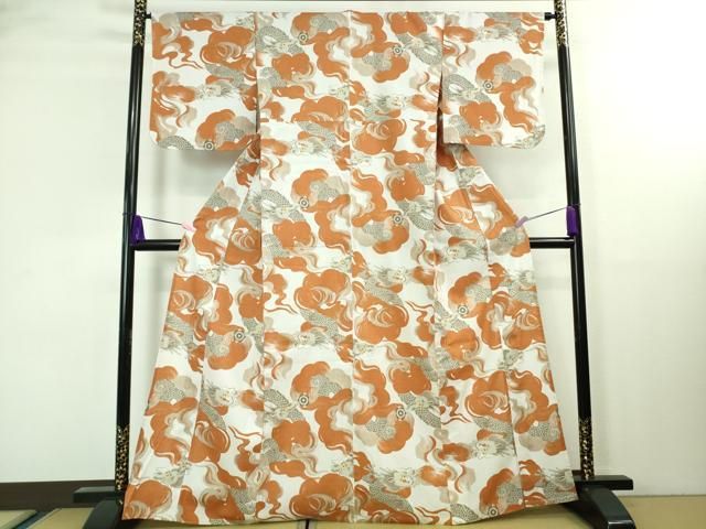 平和屋着物 上 夏物 撫松庵 浴衣 綿 飛龍 DZAA8373kh5