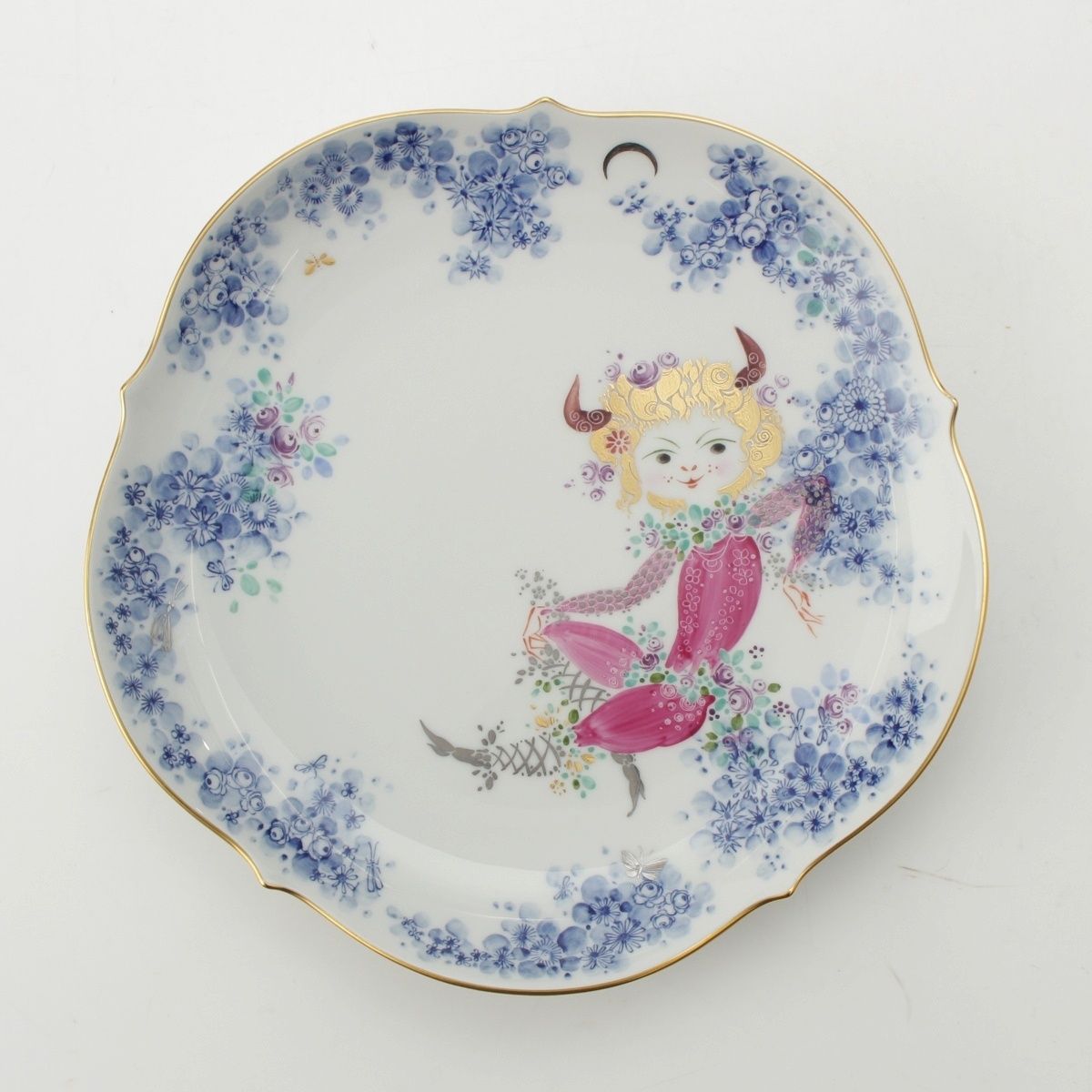 MEISSEN - マイセン ミッドサマーナイトドリーム 真夏の夜の夢 ケーキプレート 皿 陶器 6枚セット 食器 680691/23501 ホワイト マルチカラー【中古】 マイセン ミッドサマーナイトドリーム 真夏の夜の夢 ケーキ