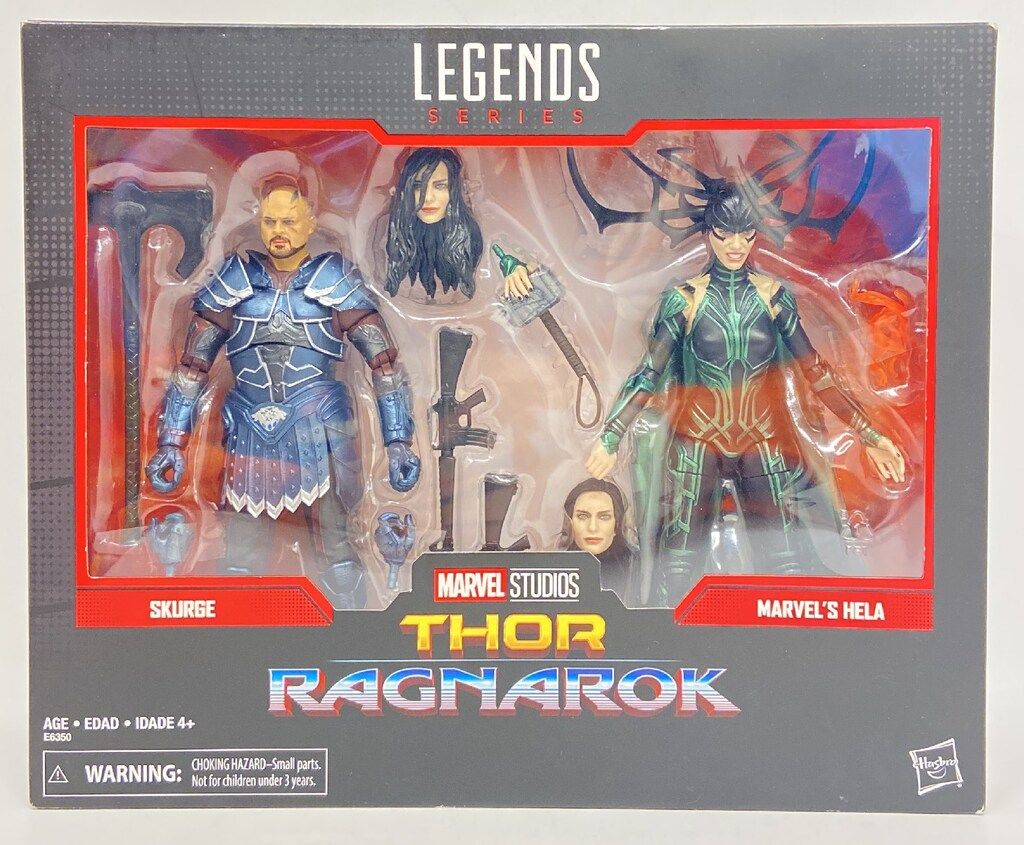 HASBRO (ACTION FIGURE) THOR / RAGNAROK SKURGE / MARVELS HELA 6インチ