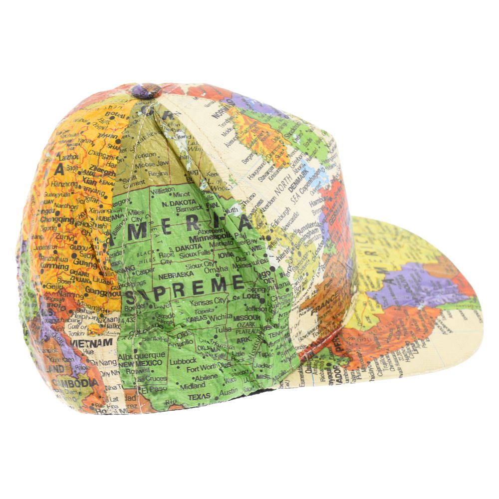 SUPREME シュプリーム 12SS PAPER CAP 世界地図柄 ペーパーキャップ