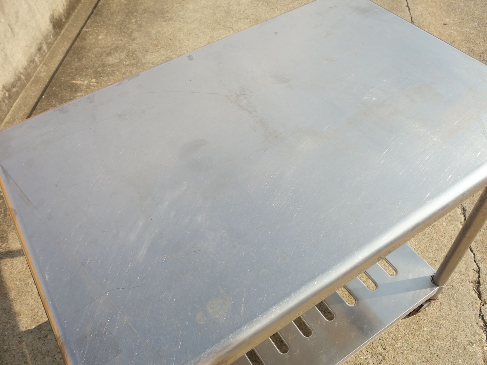 中古】K▽タニコー 業務用 厨房 作業台 棚 ステンレス 幅900