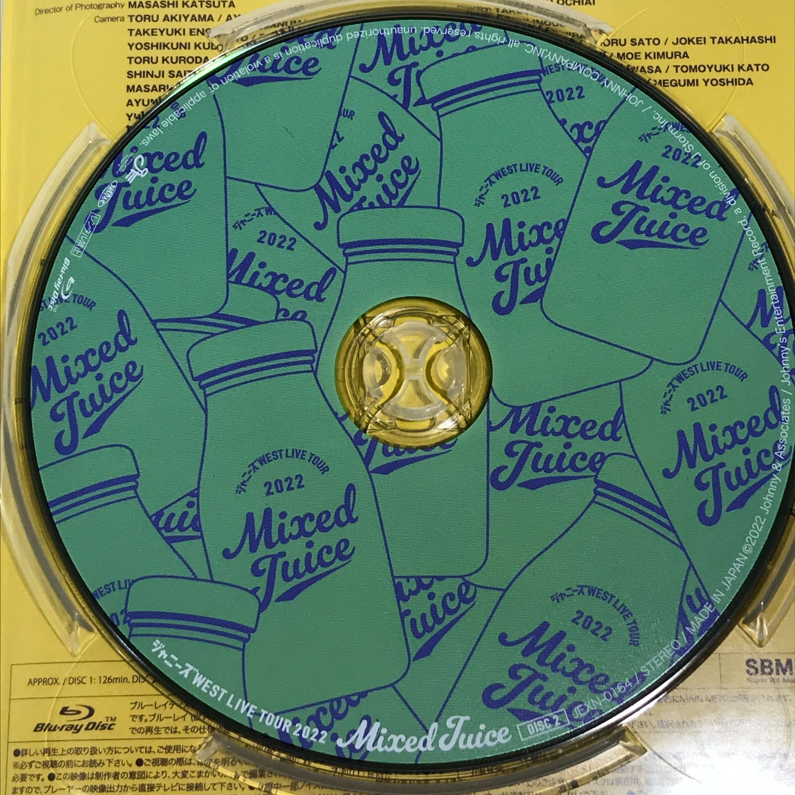 城東18-015】ジャニーズ WEST LIVE TOUR 2022 Mixed Juice Blu