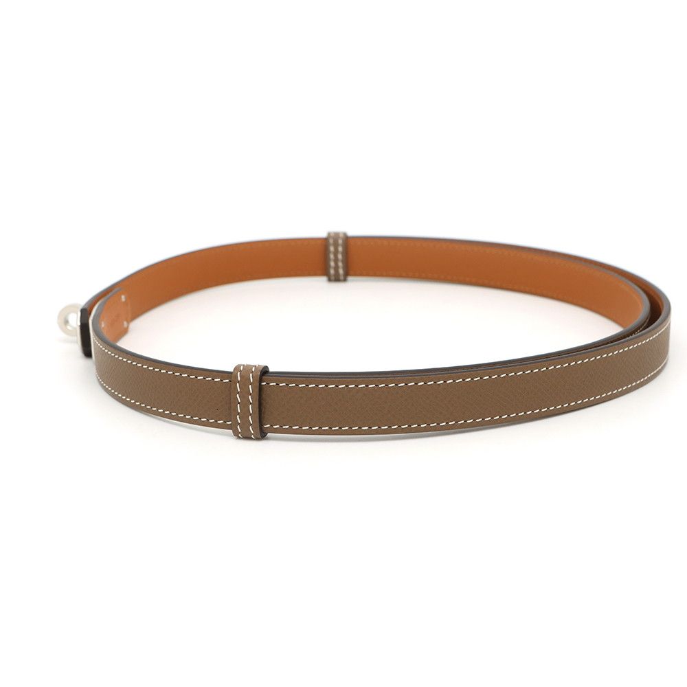 エルメス HERMES ケリーベルト エトゥープ シルバー金具 新品未使用 エルメス ケリーベルト エトゥープ/シルバー金具 エプソン W刻印