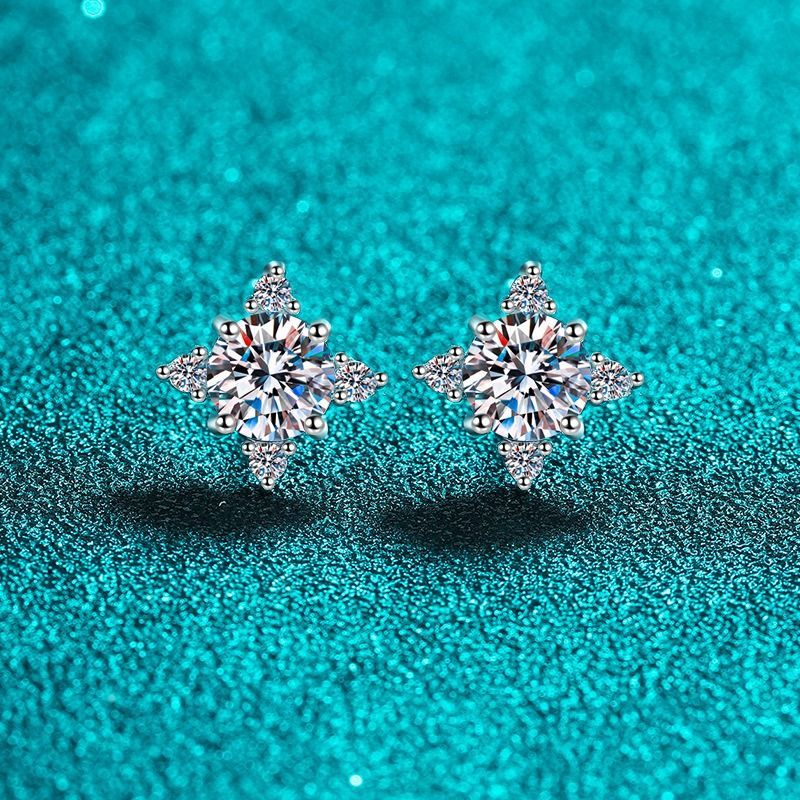 ピアス モアサナイト 0.5ct シルバー925 人工ダイヤモンド モアッサナイト ギフト 普段使い 耳飾り パーティー 結婚式 プレゼント  med35 6206