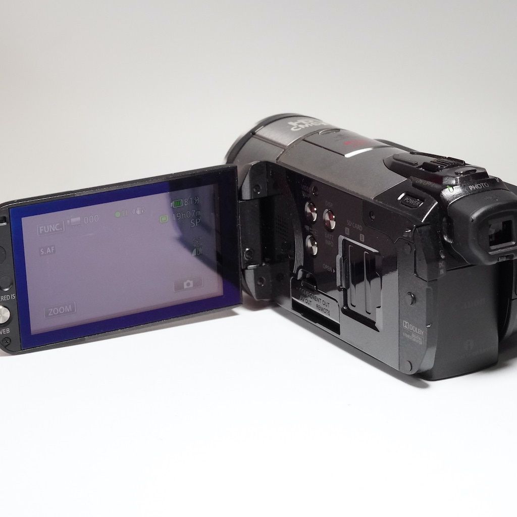 Canon キャノン iVIS HF S21 シルバー 元箱 ビデオカメラ 動作OK 1週間 