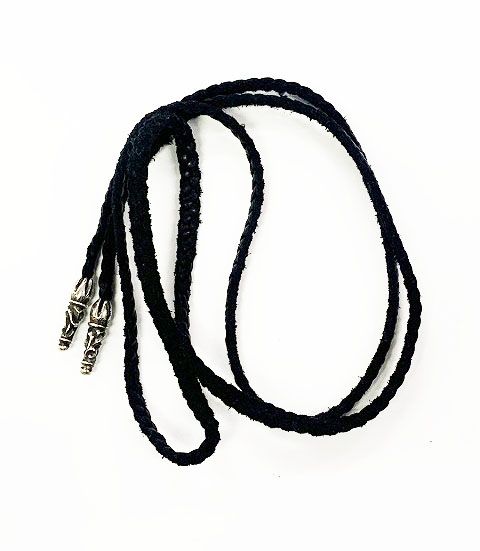 クロムハーツ CHROME HEARTS LEATHER BRAID スクロール レザー