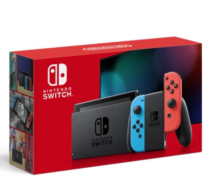 新品未使用】新型Nintendo Switch 本体ネオンブルー/ネオンレッド