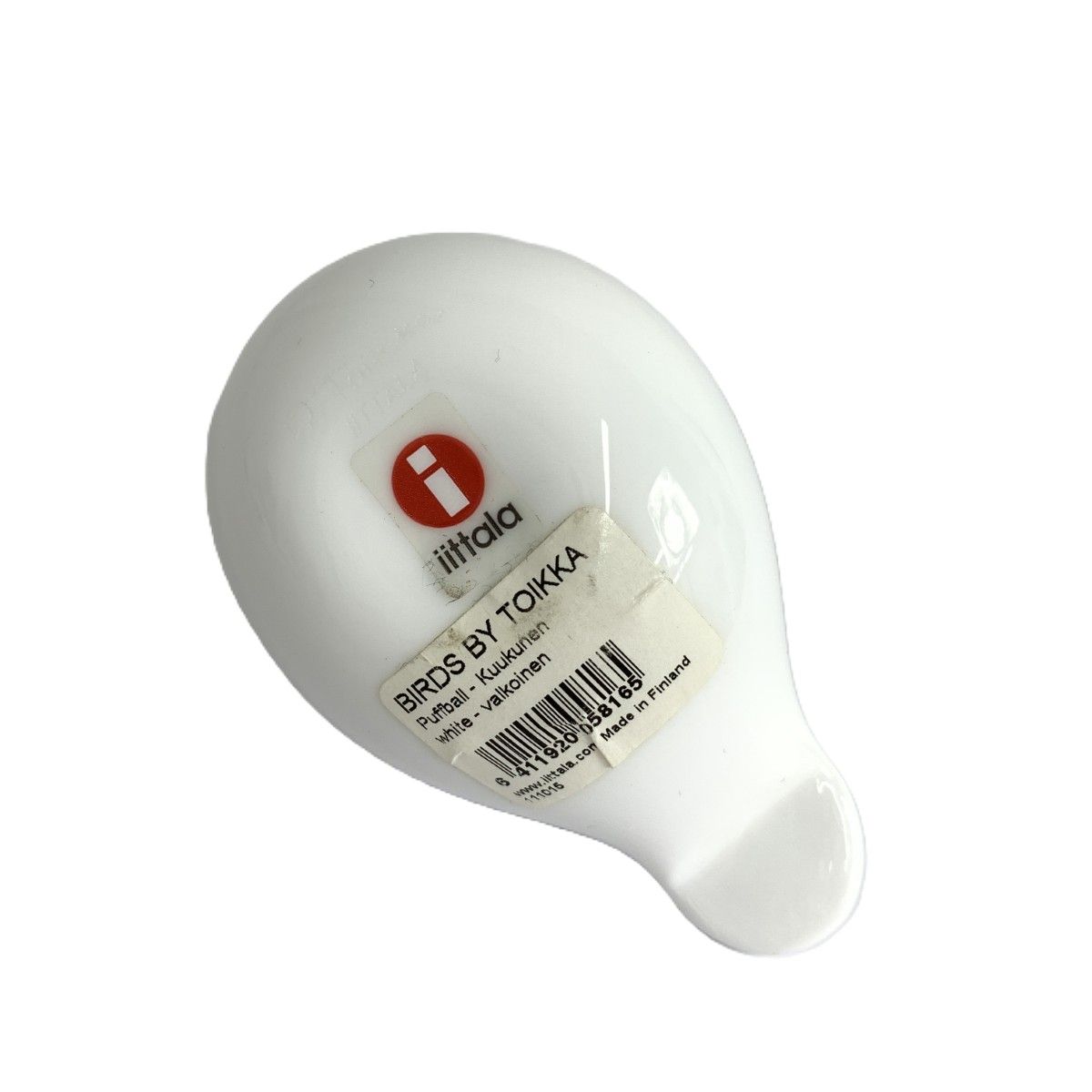 美品 iittala イッタラ バードパフボール フィギュリン ホワイト